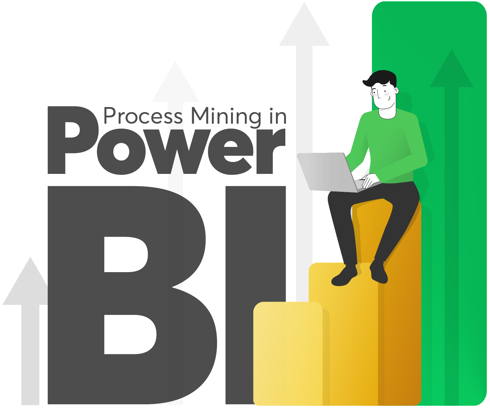 Icon Onepager Process Mining in Power BI